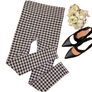 Fleece Argyle Leggings